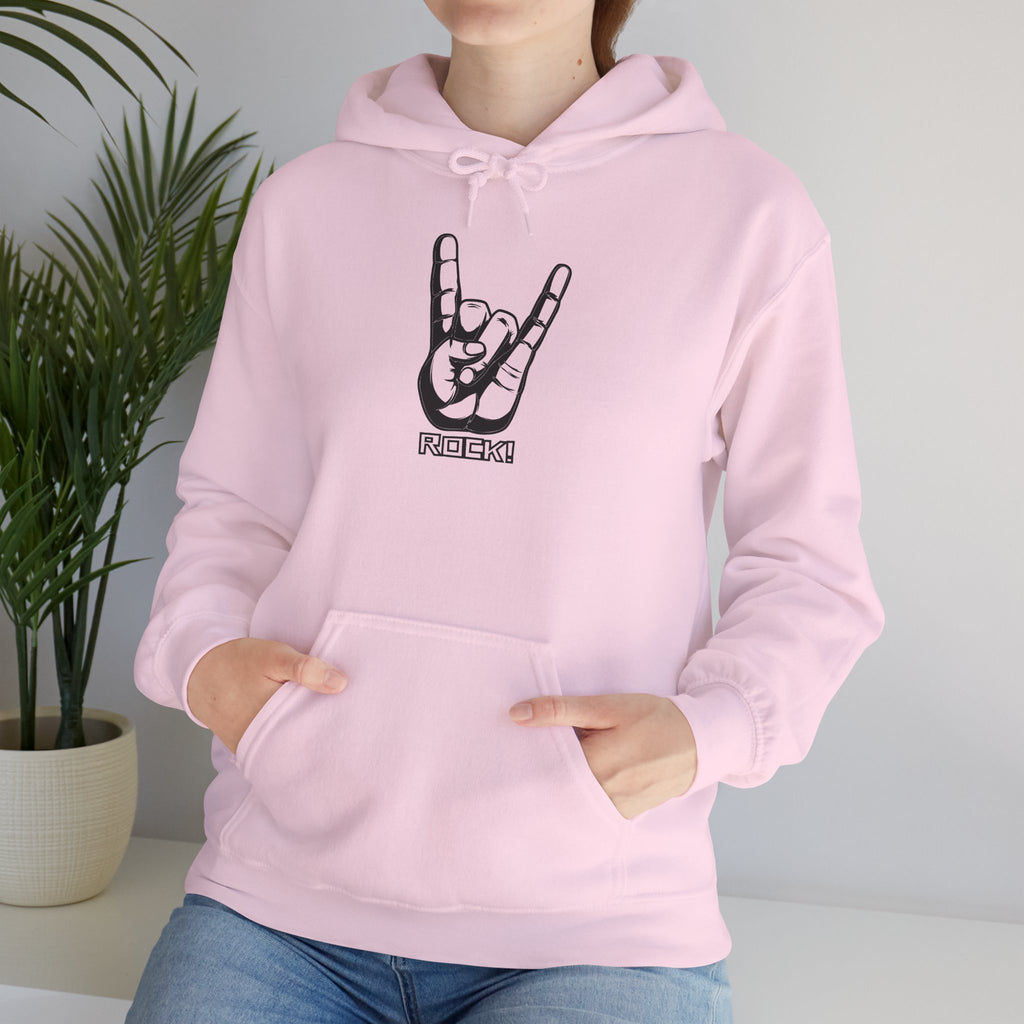 Rock On Hoodie — Cozy Graphic Pullover for Music Lovers