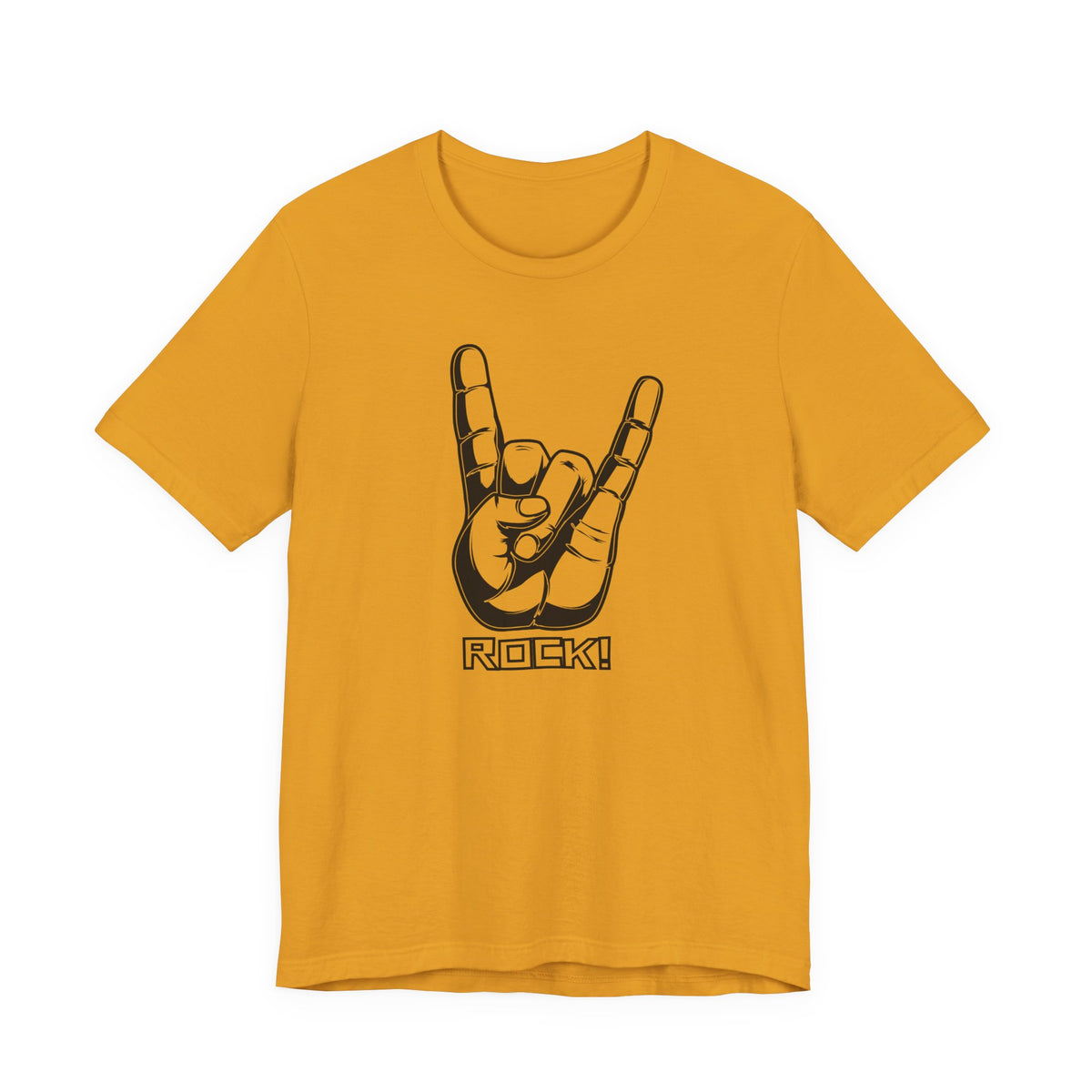 Rock Hand Graphic Tee – "Rock!" Band Concert T-Shirt