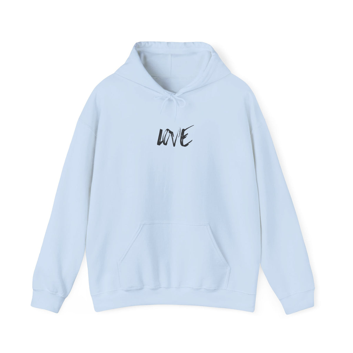 Love Script Hoodie — Minimalist Handwritten Love Pullover