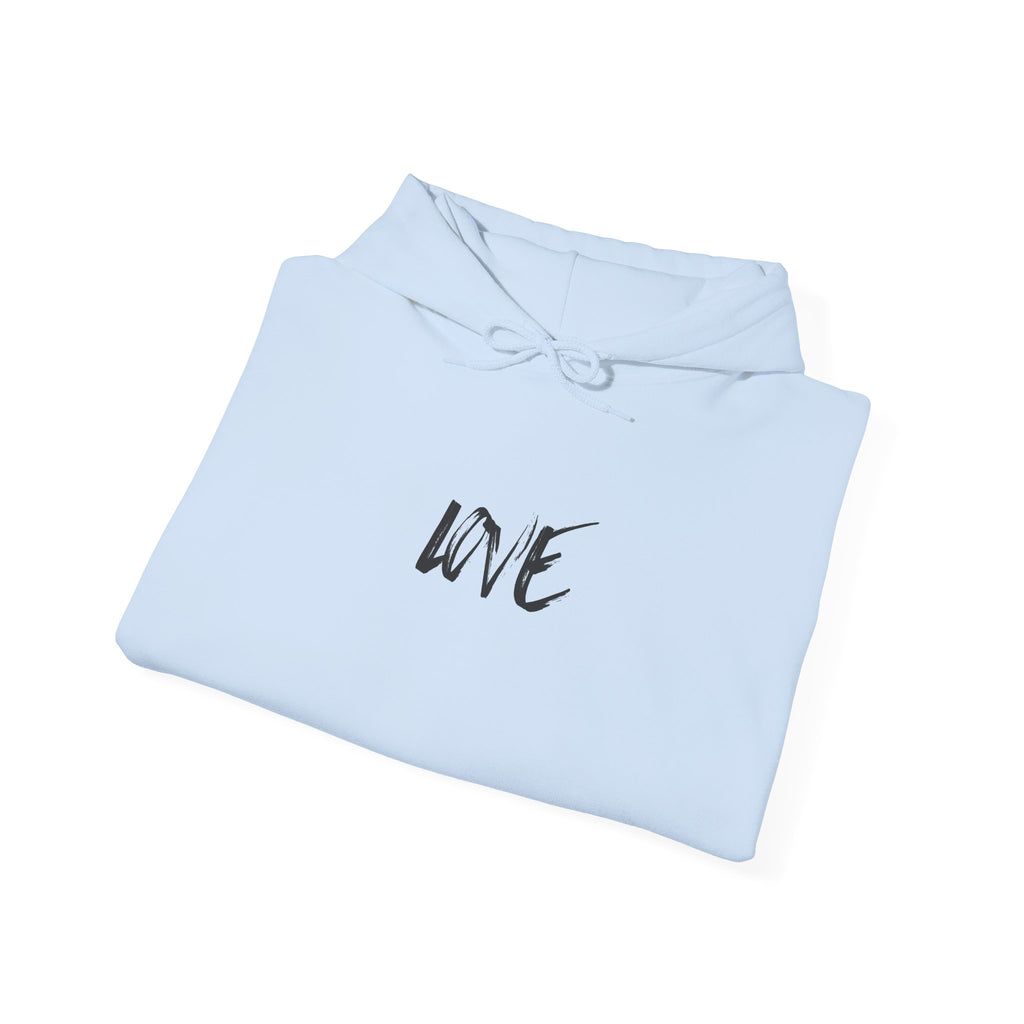 Love Script Hoodie — Minimalist Handwritten Love Pullover