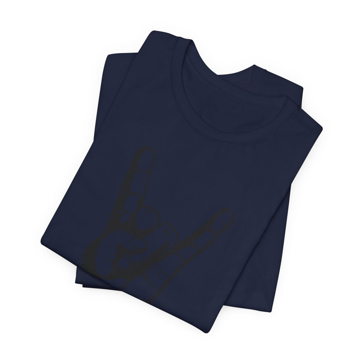 Rock Hand Graphic Tee – "Rock!" Band Concert T-Shirt