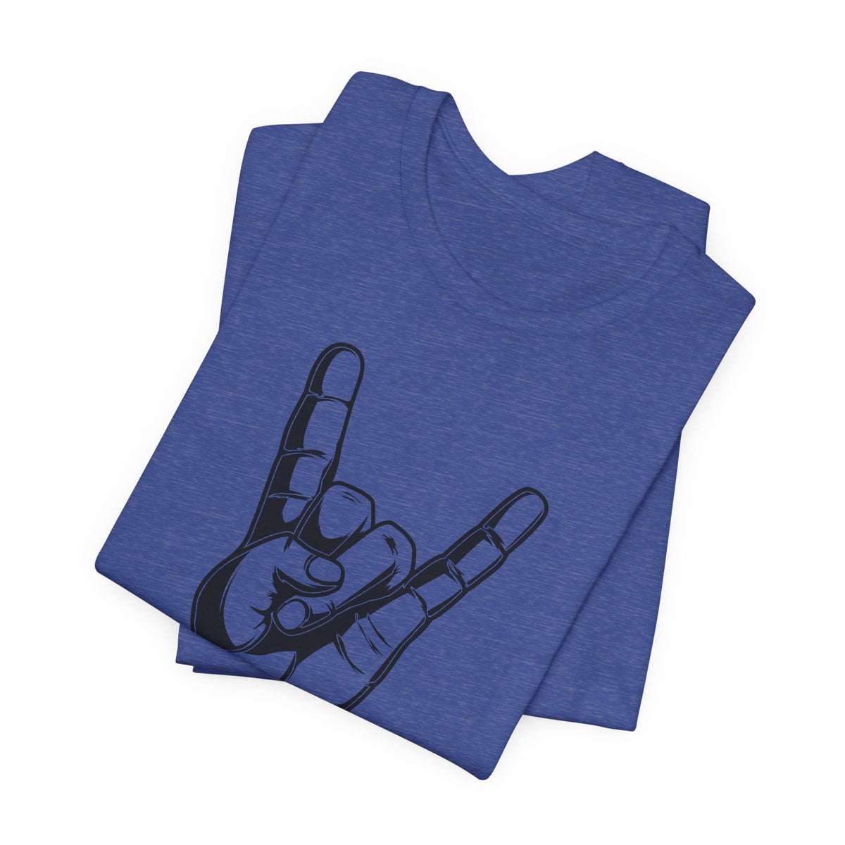 Rock Hand Graphic Tee – "Rock!" Band Concert T-Shirt