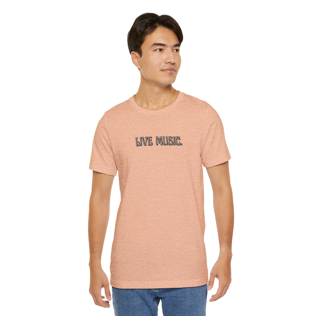 Live Music T-Shirt — Minimalist Concert Tee