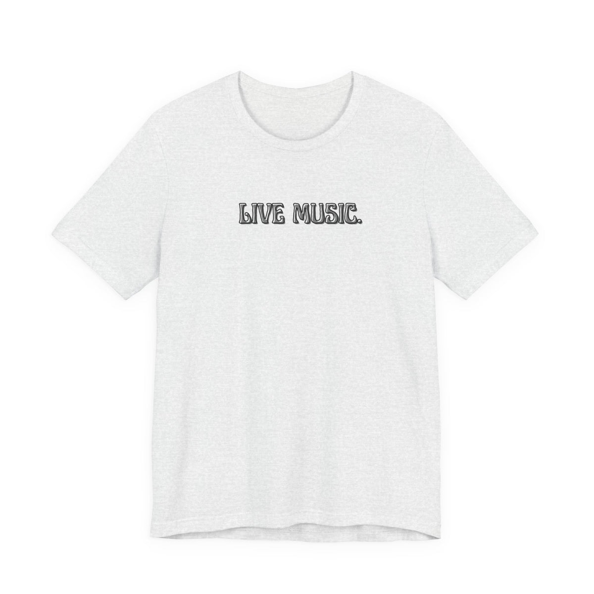 Live Music T-Shirt — Minimalist Concert Tee