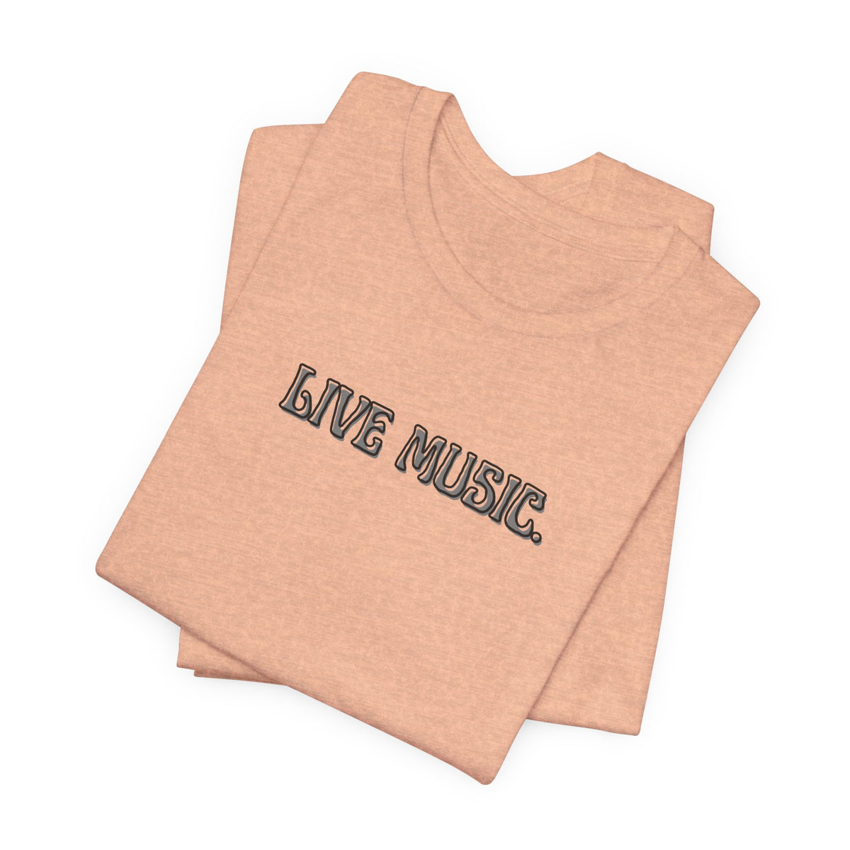Live Music T-Shirt — Minimalist Concert Tee
