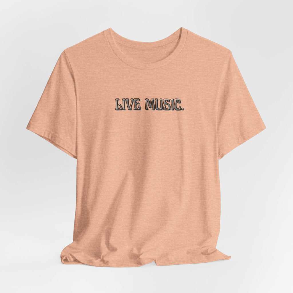 Live Music T-Shirt — Minimalist Concert Tee