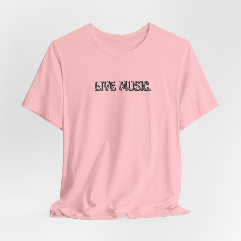 Live Music T-Shirt — Minimalist Concert Tee