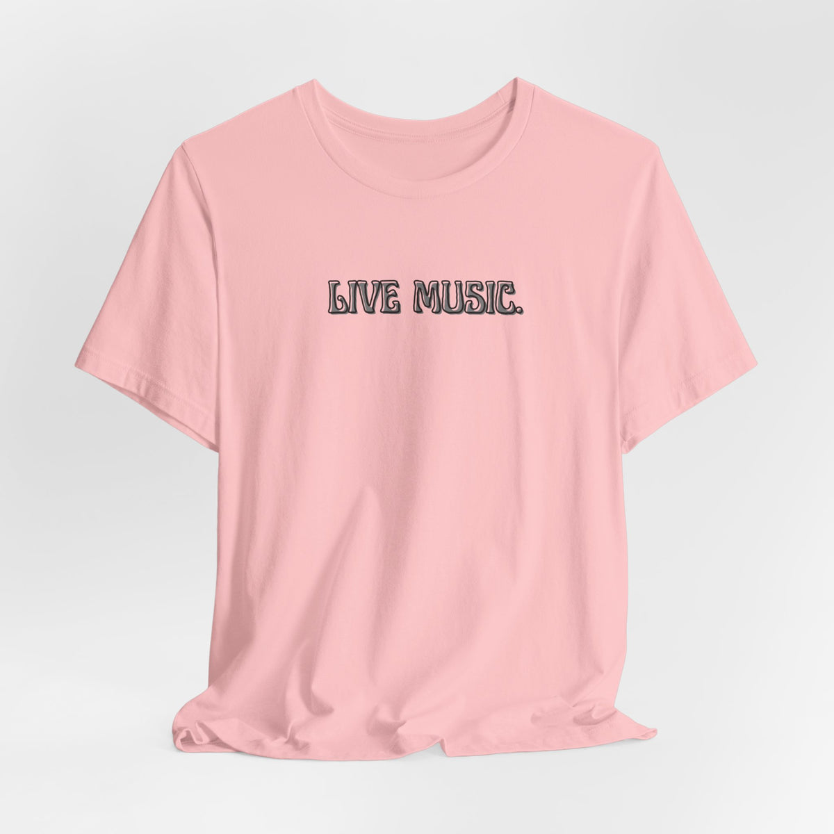 Live Music T-Shirt — Minimalist Concert Tee