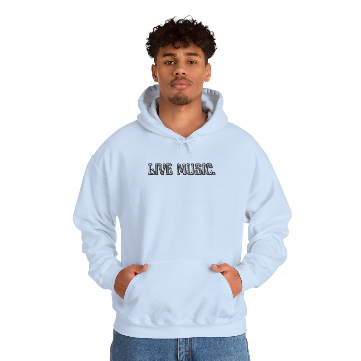 Live Music Hoodie — Vintage Band Tour Style Pullover for Music Lovers