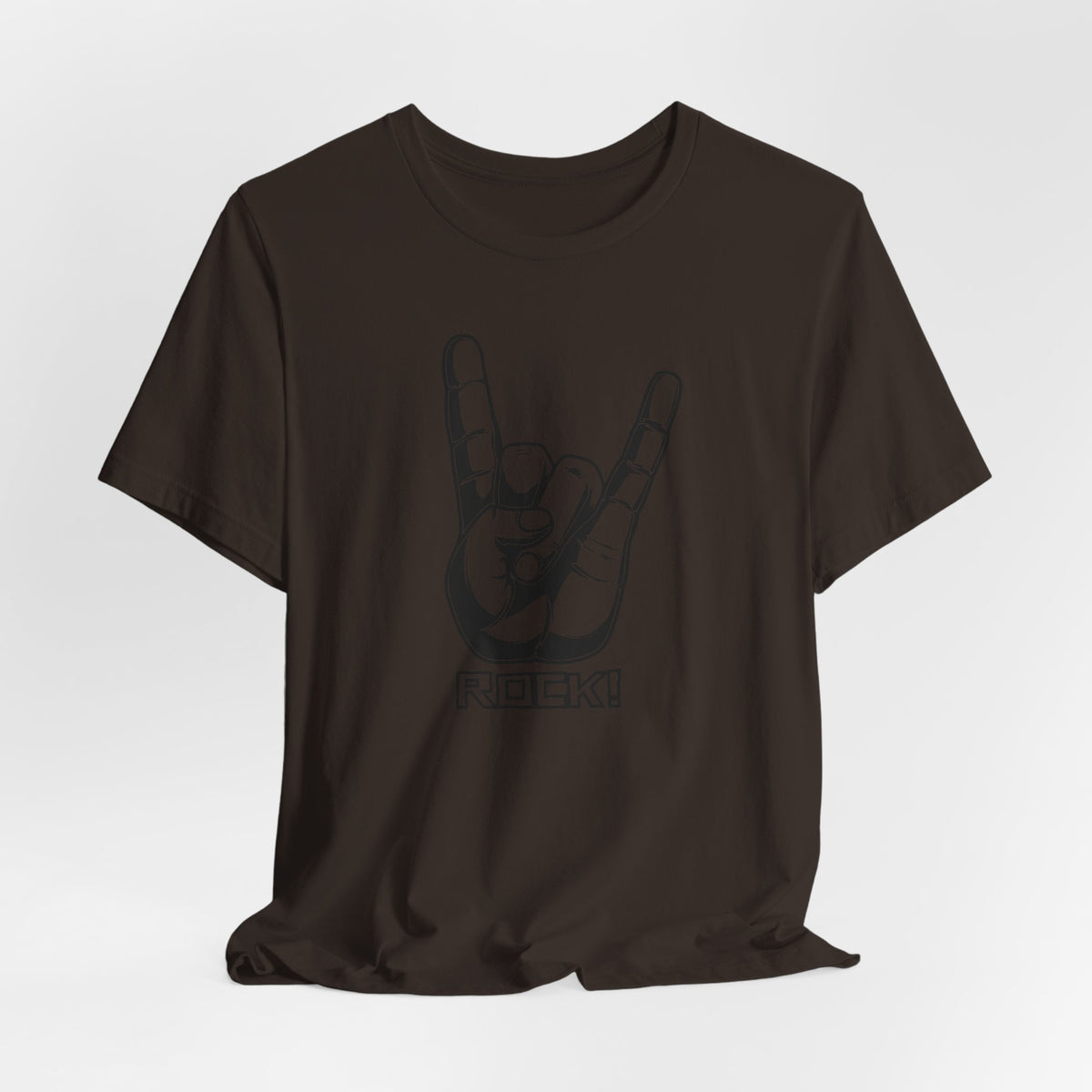 Rock Hand Graphic Tee – "Rock!" Band Concert T-Shirt
