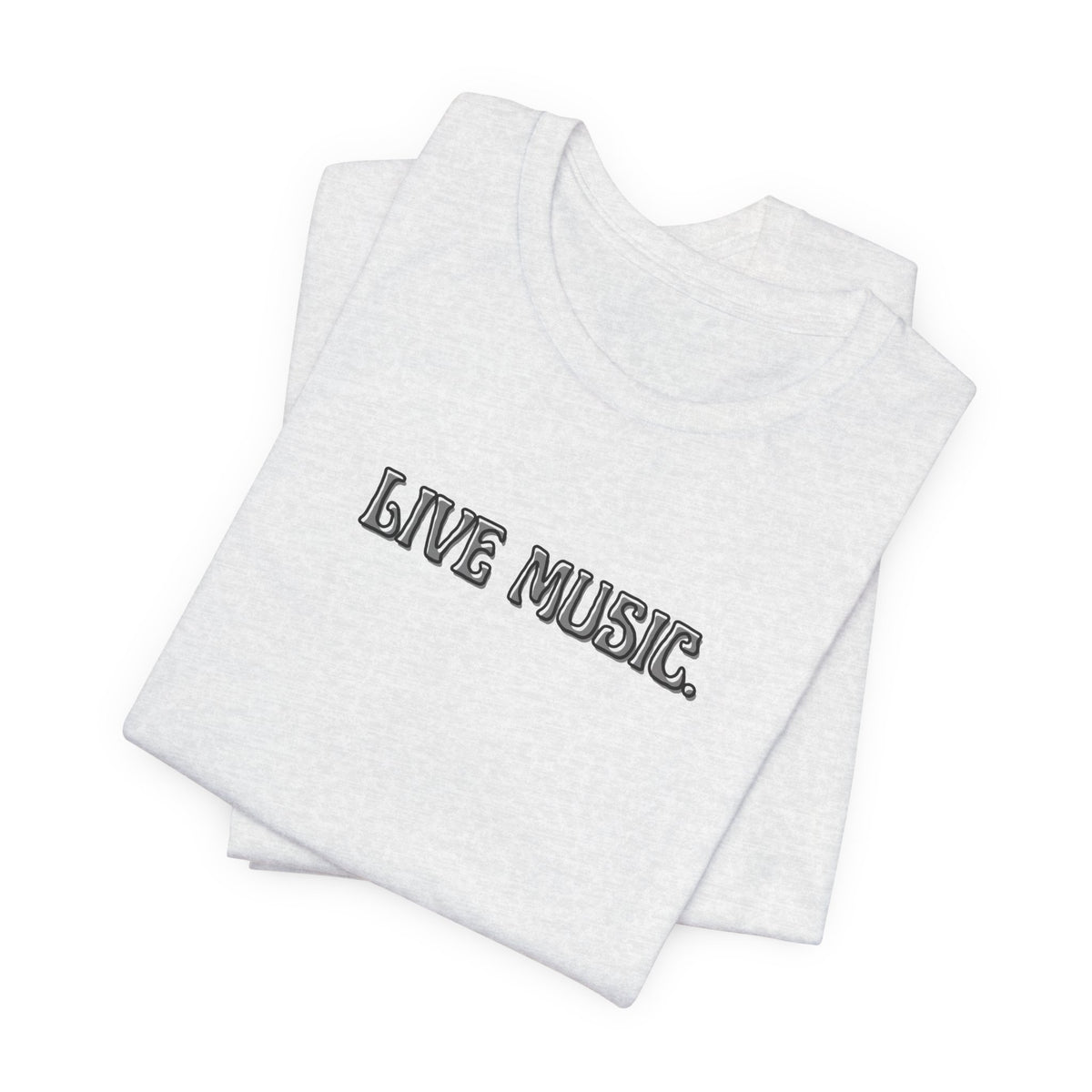 Live Music T-Shirt — Minimalist Concert Tee