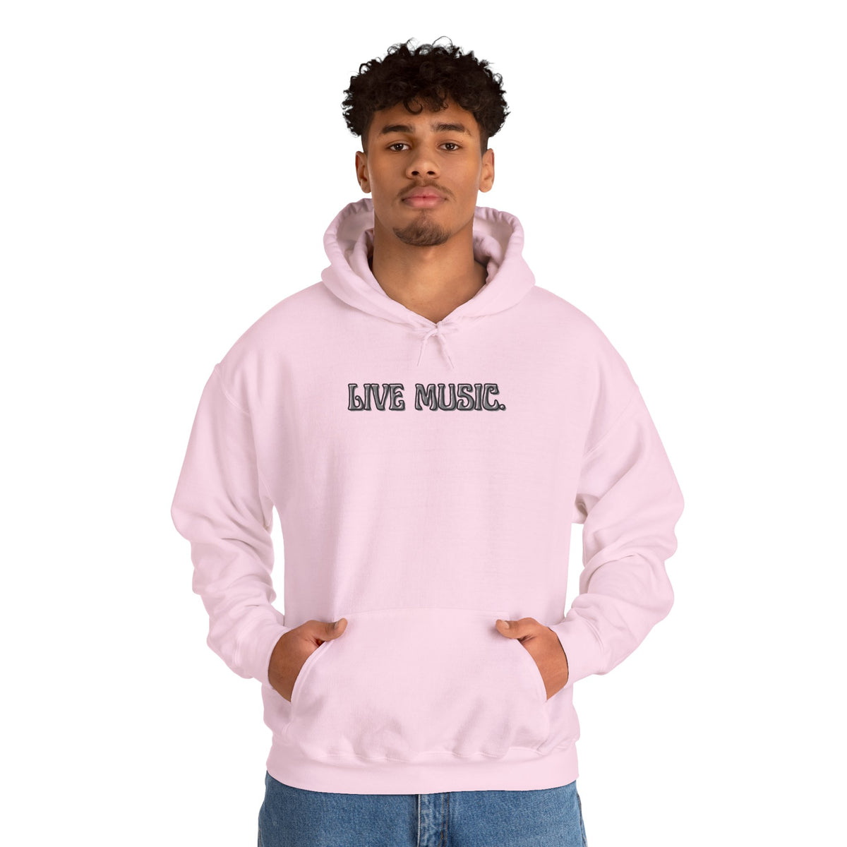 Live Music Hoodie — Vintage Band Tour Style Pullover for Music Lovers