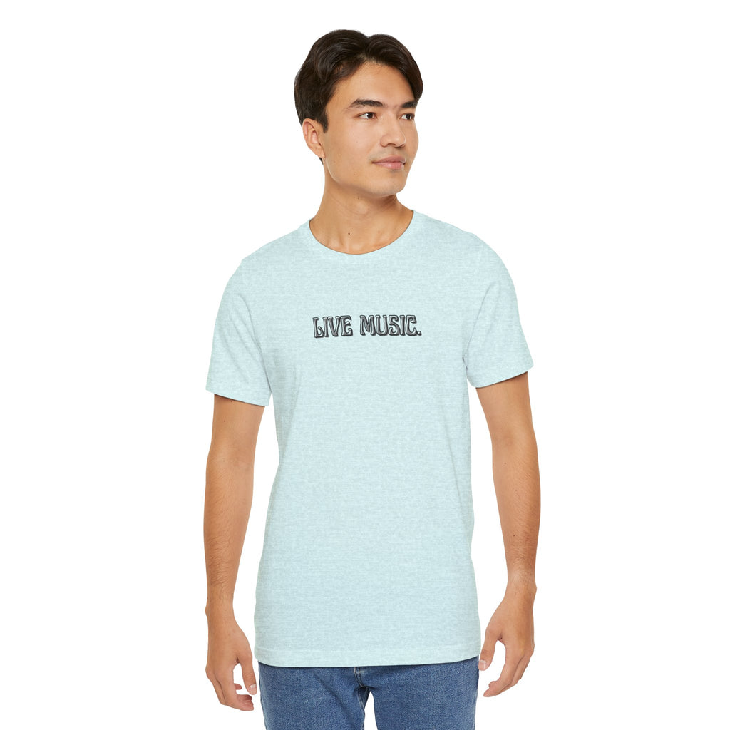 Live Music T-Shirt — Minimalist Concert Tee