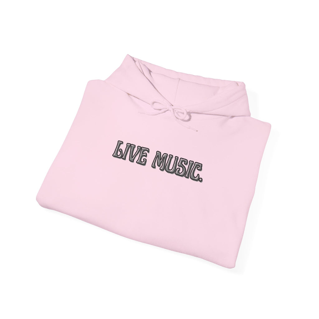 Live Music Hoodie — Vintage Band Tour Style Pullover for Music Lovers