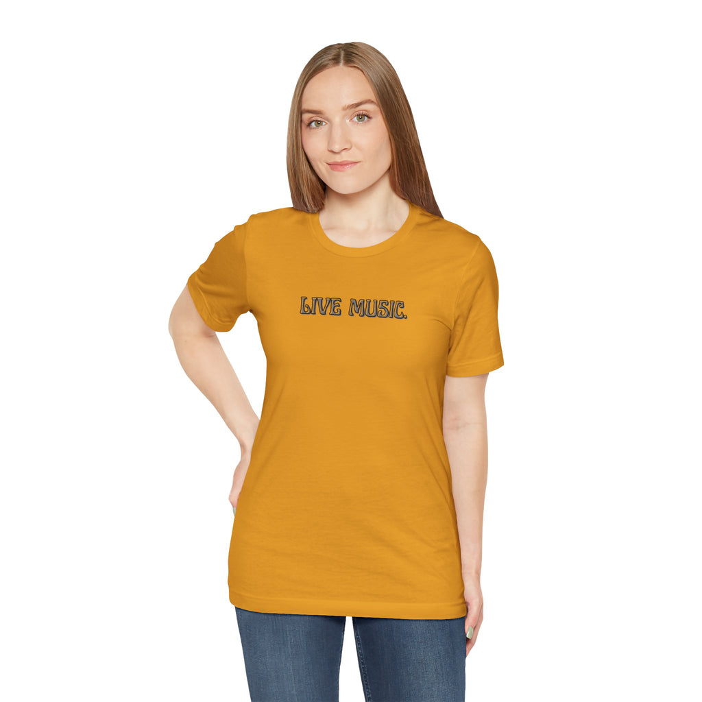Live Music T-Shirt — Minimalist Concert Tee