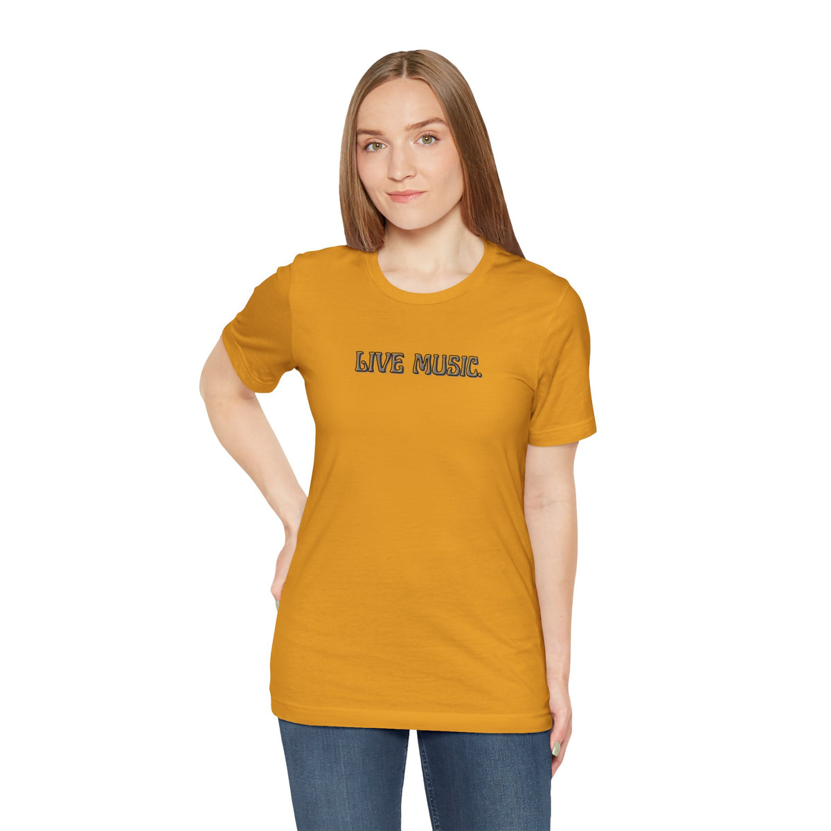 Live Music T-Shirt — Minimalist Concert Tee