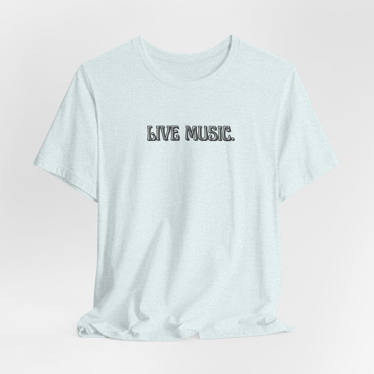 Live Music T-Shirt — Minimalist Concert Tee
