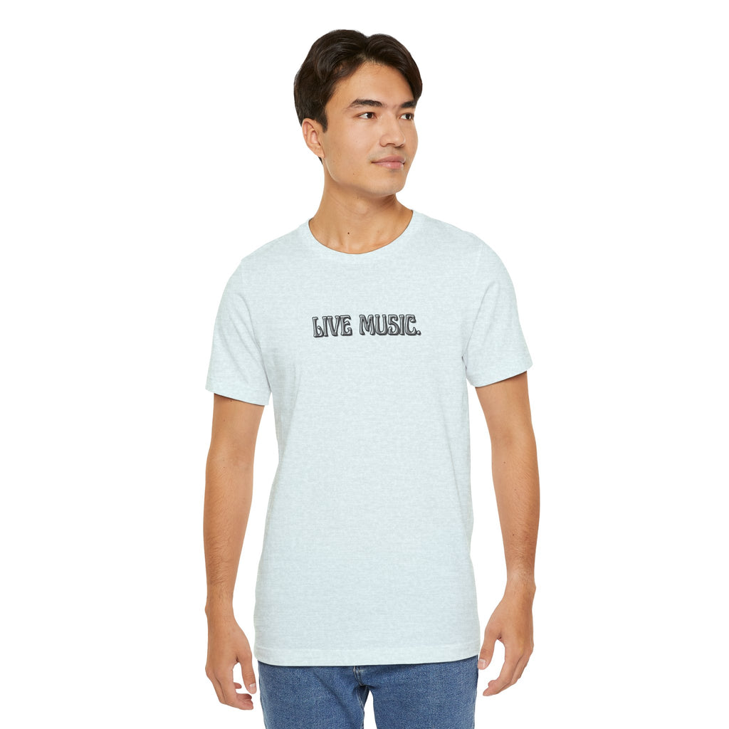 Live Music T-Shirt — Minimalist Concert Tee