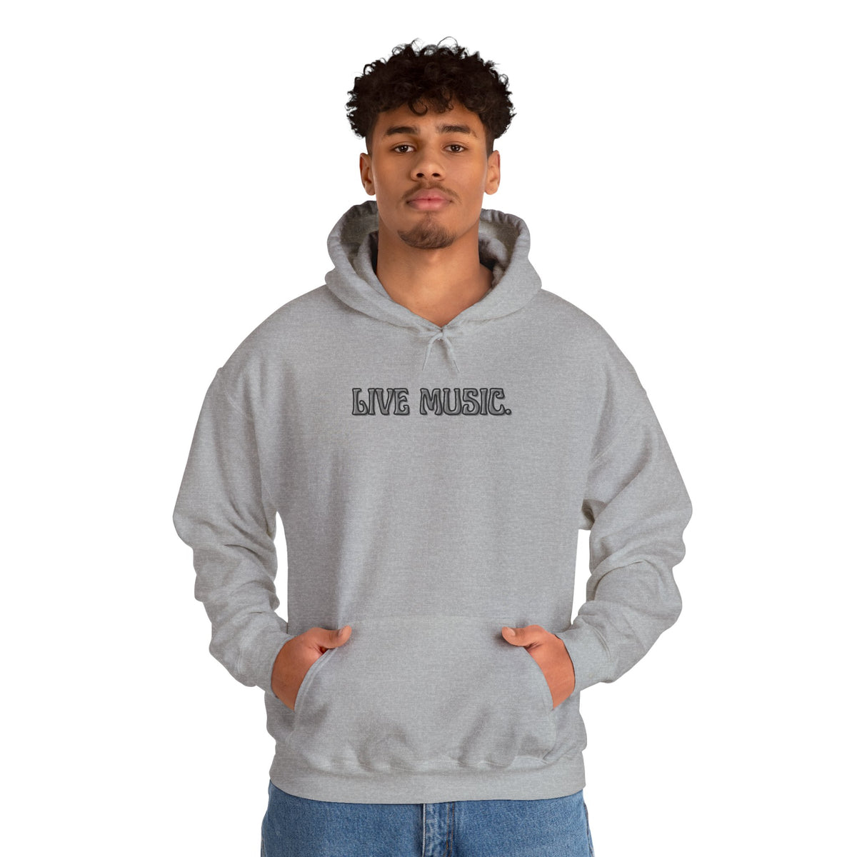 Live Music Hoodie — Vintage Band Tour Style Pullover for Music Lovers