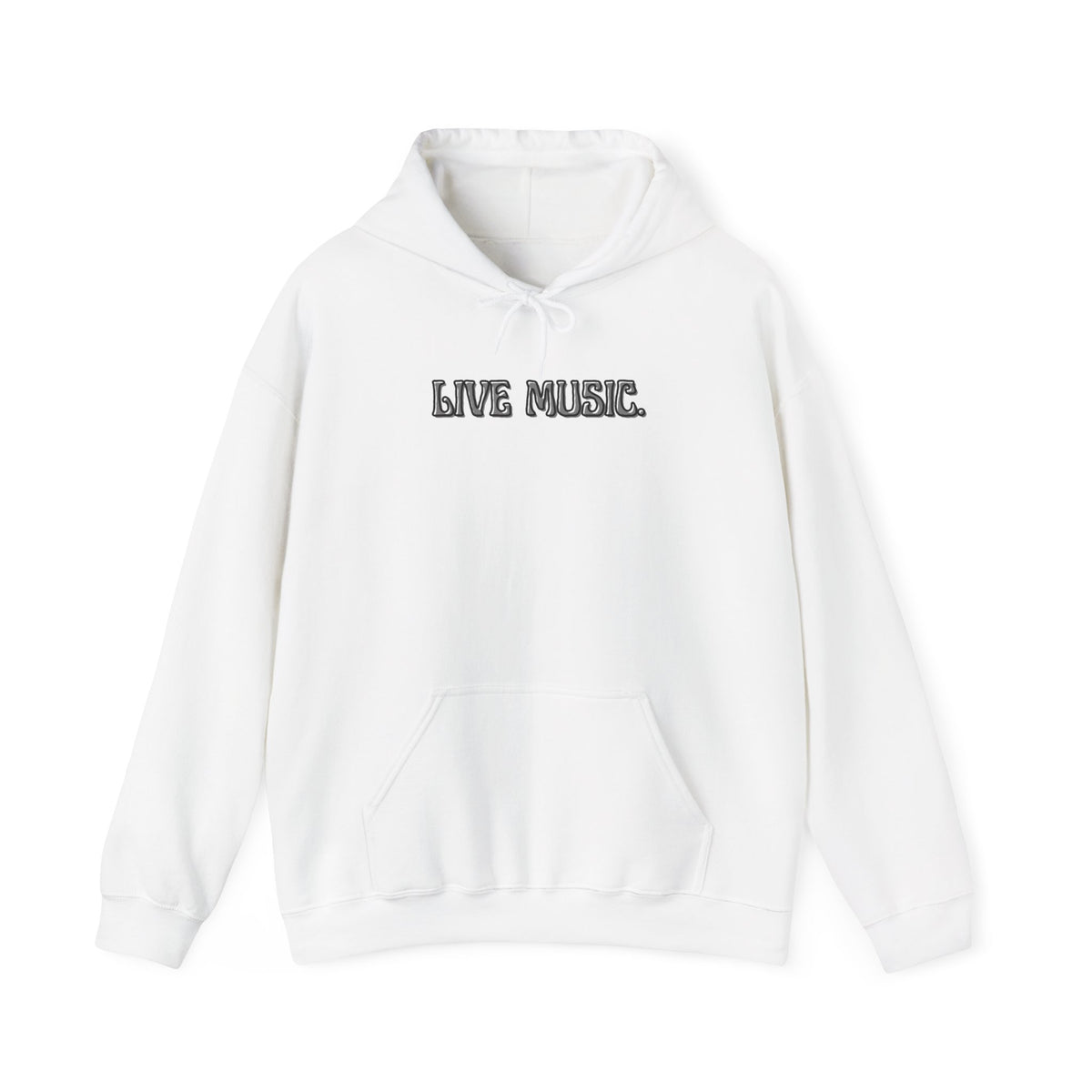 Live Music Hoodie — Vintage Band Tour Style Pullover for Music Lovers