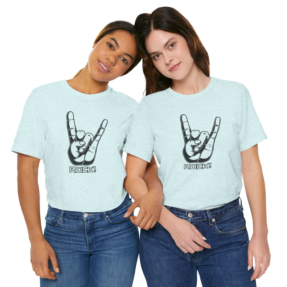 Rock Hand Graphic Tee – "Rock!" Band Concert T-Shirt