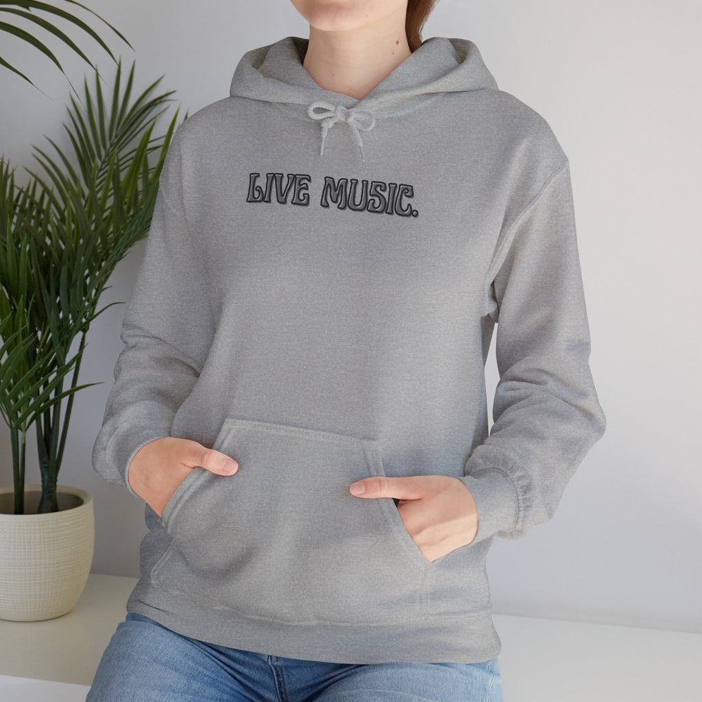 Live Music Hoodie — Vintage Band Tour Style Pullover for Music Lovers
