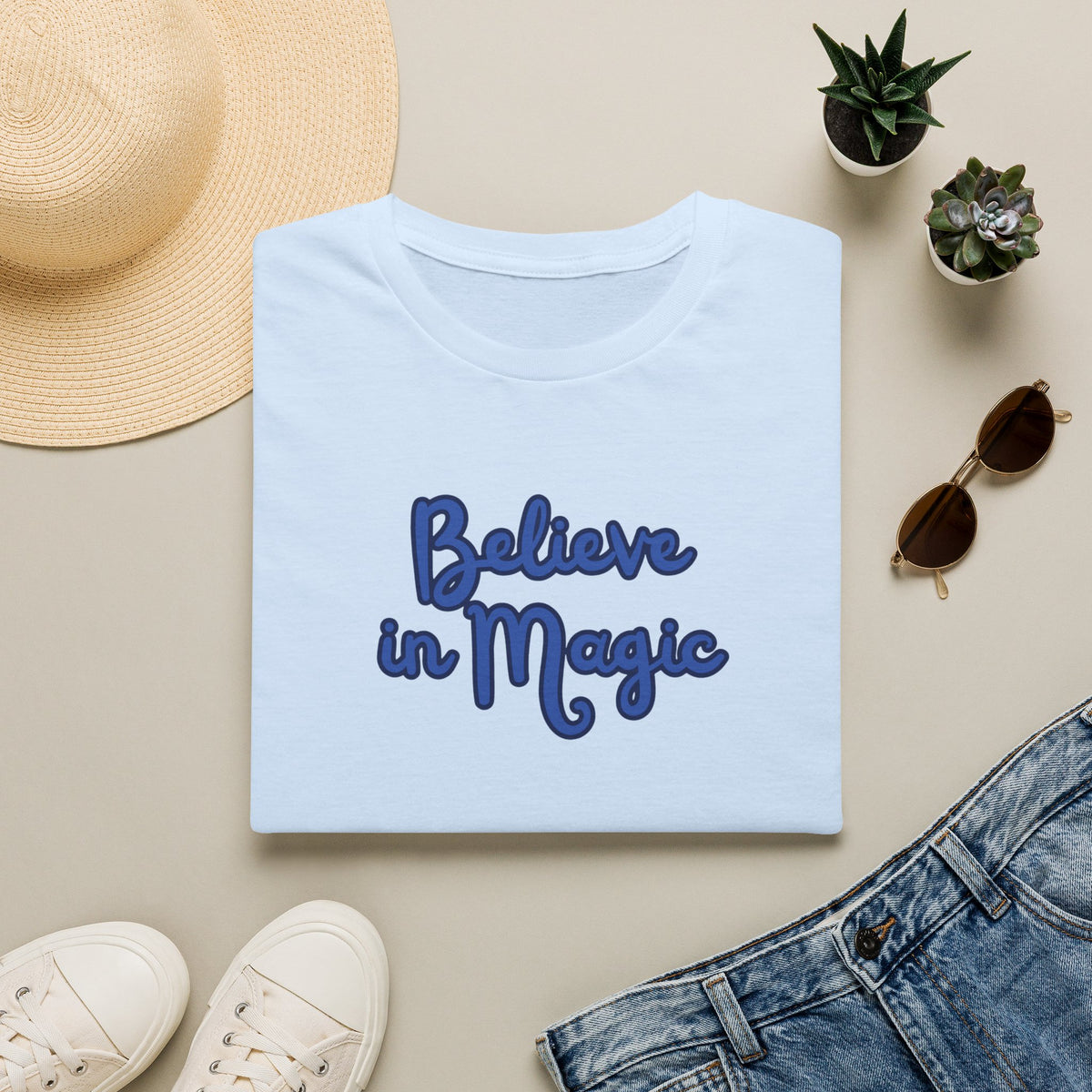 Believe in Magic T‑Shirt — Inspirational Script Tee