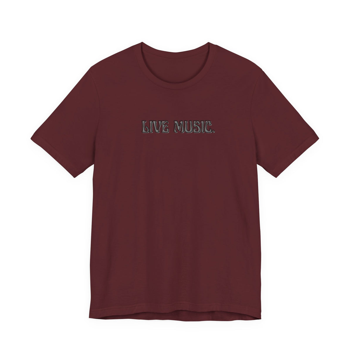 Live Music T-Shirt — Minimalist Concert Tee