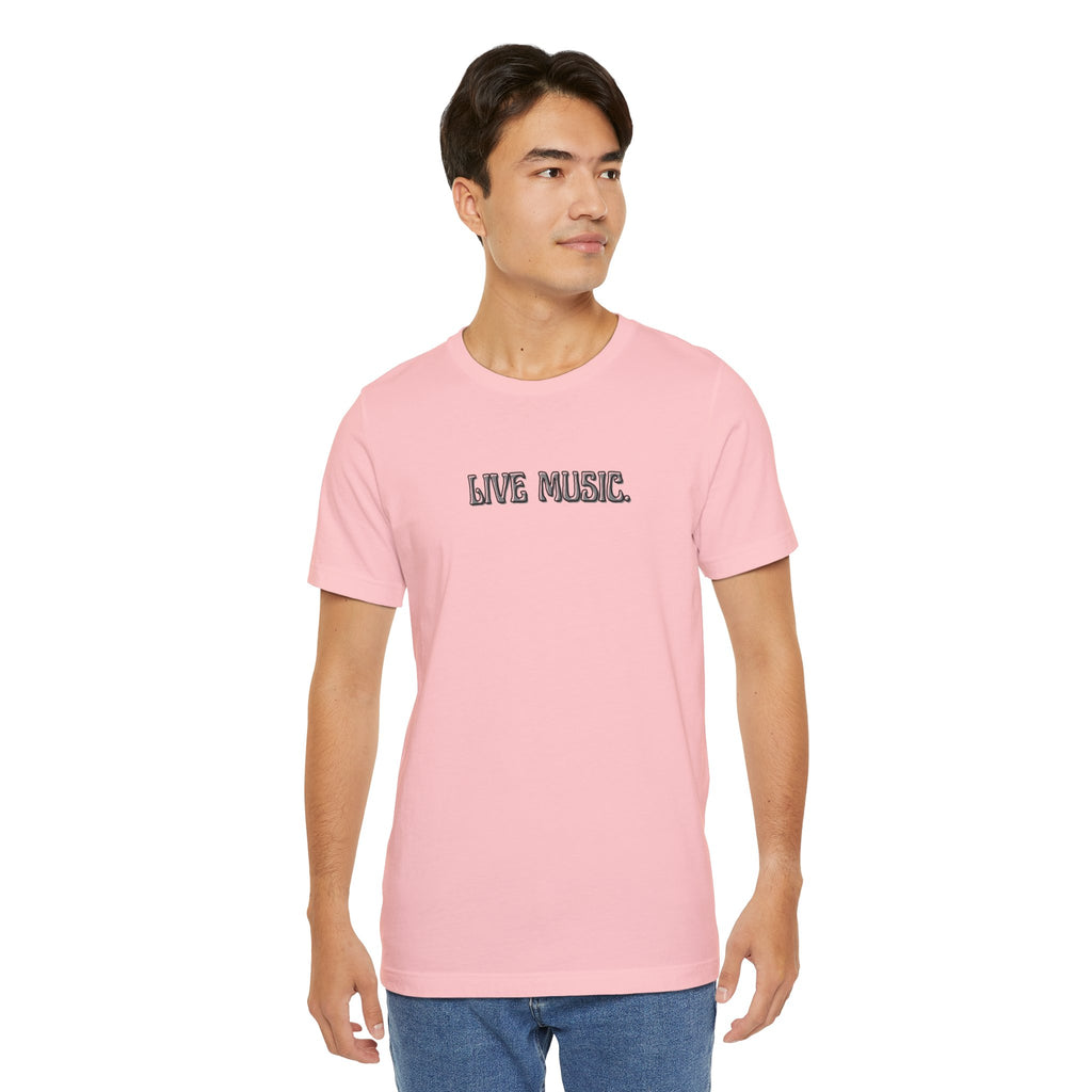 Live Music T-Shirt — Minimalist Concert Tee