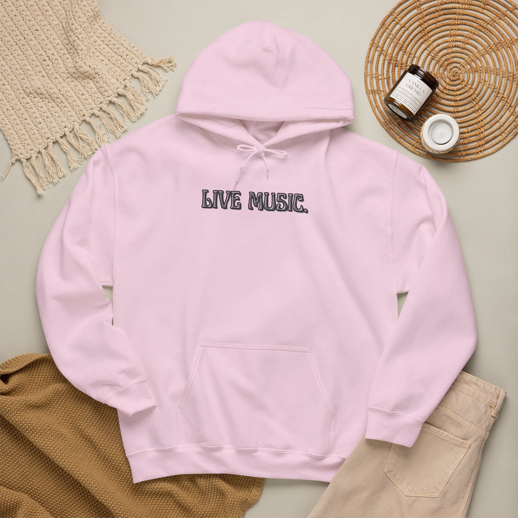 Live Music Hoodie — Vintage Band Tour Style Pullover for Music Lovers