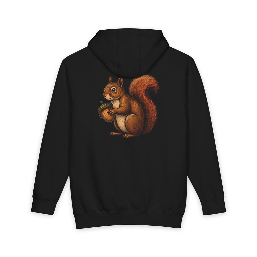 Squirrel Graphic Hoodie – Cute Acorn Forest Crewneck