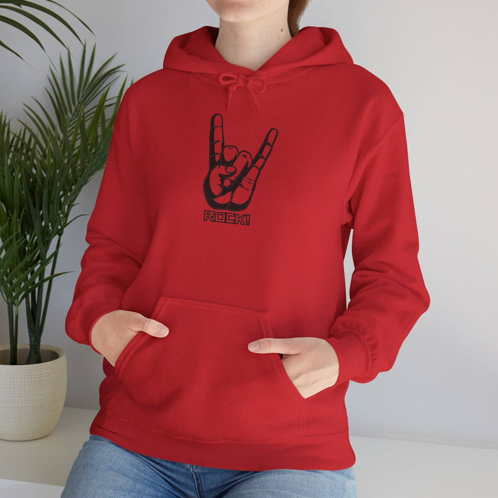 Rock On Hoodie — Cozy Graphic Pullover for Music Lovers