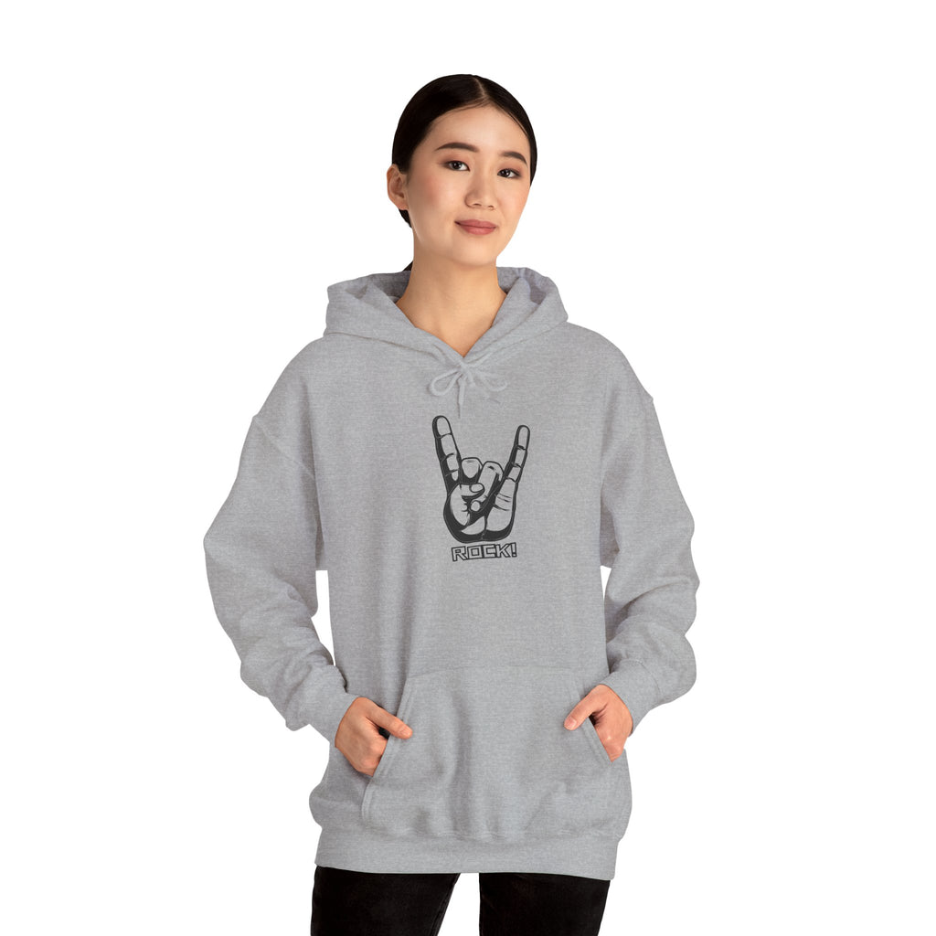 Rock On Hoodie — Cozy Graphic Pullover for Music Lovers
