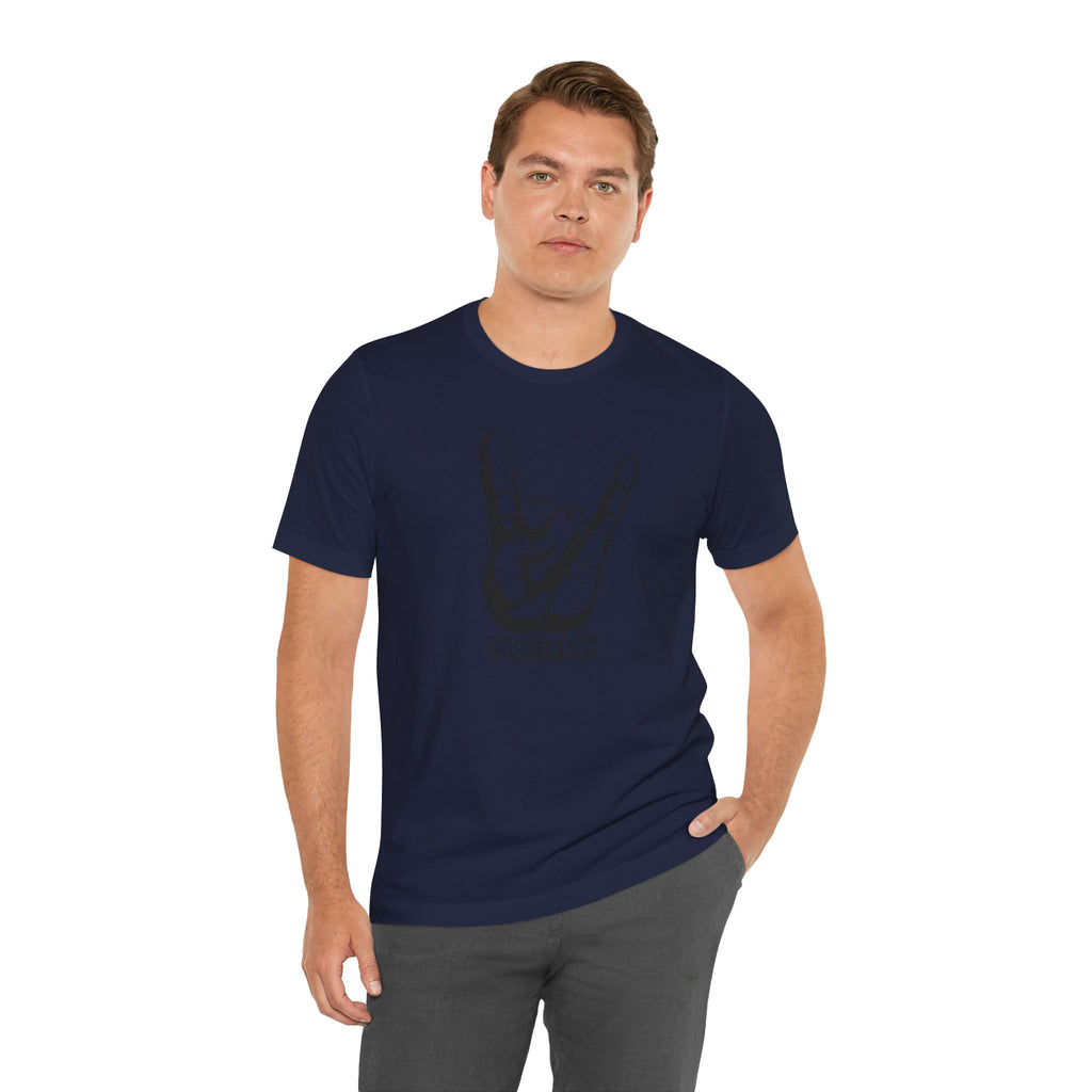 Rock Hand Graphic Tee – "Rock!" Band Concert T-Shirt