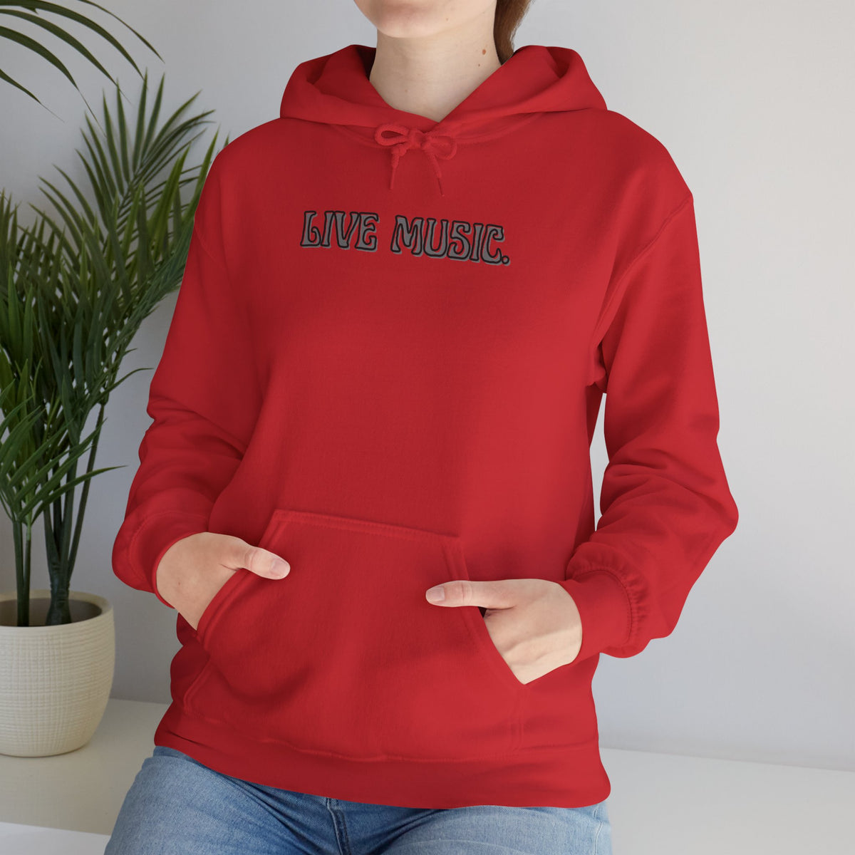 Live Music Hoodie — Vintage Band Tour Style Pullover for Music Lovers