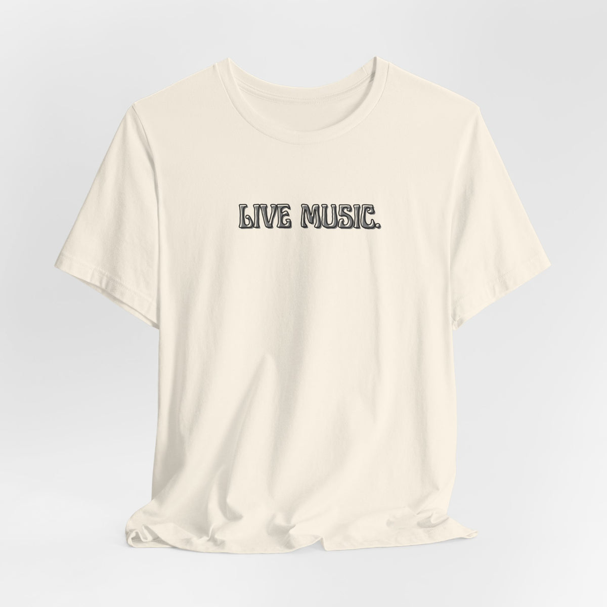 Live Music T-Shirt — Minimalist Concert Tee