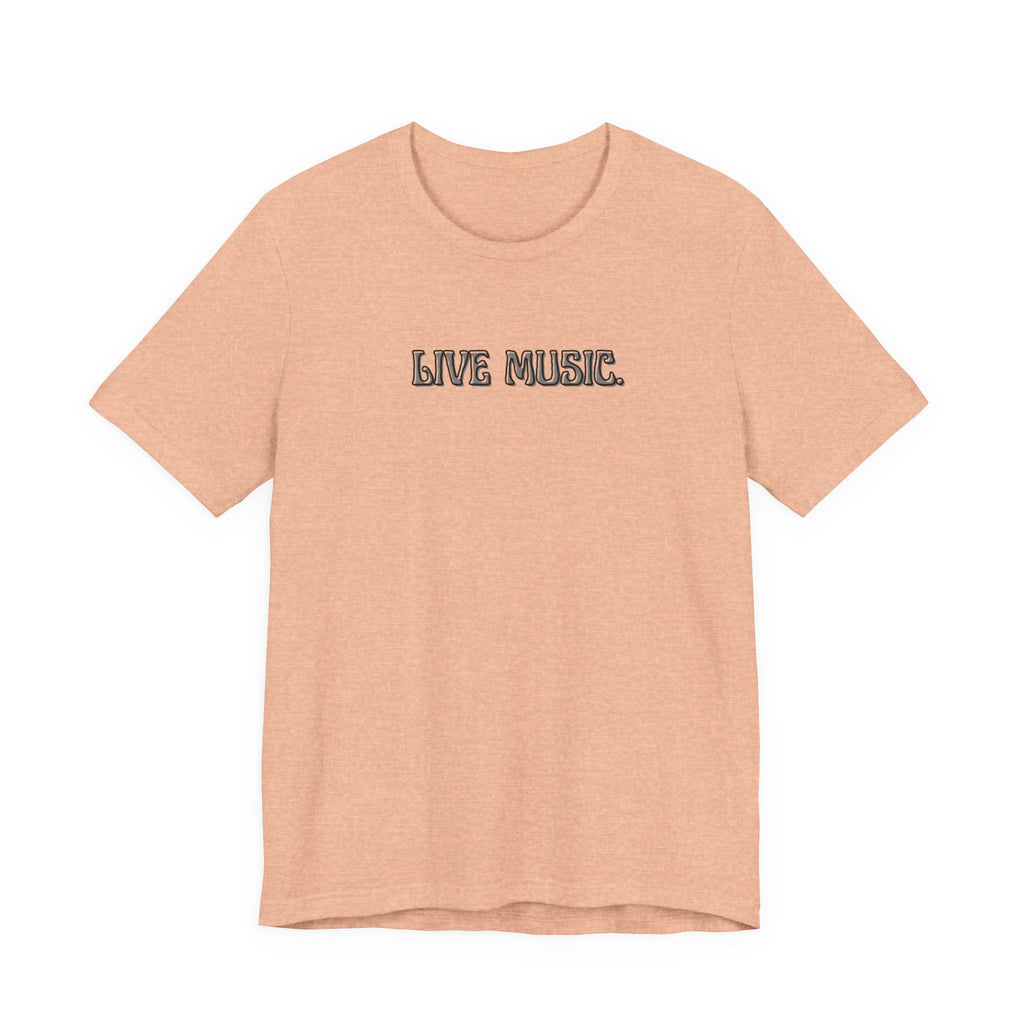 Live Music T-Shirt — Minimalist Concert Tee