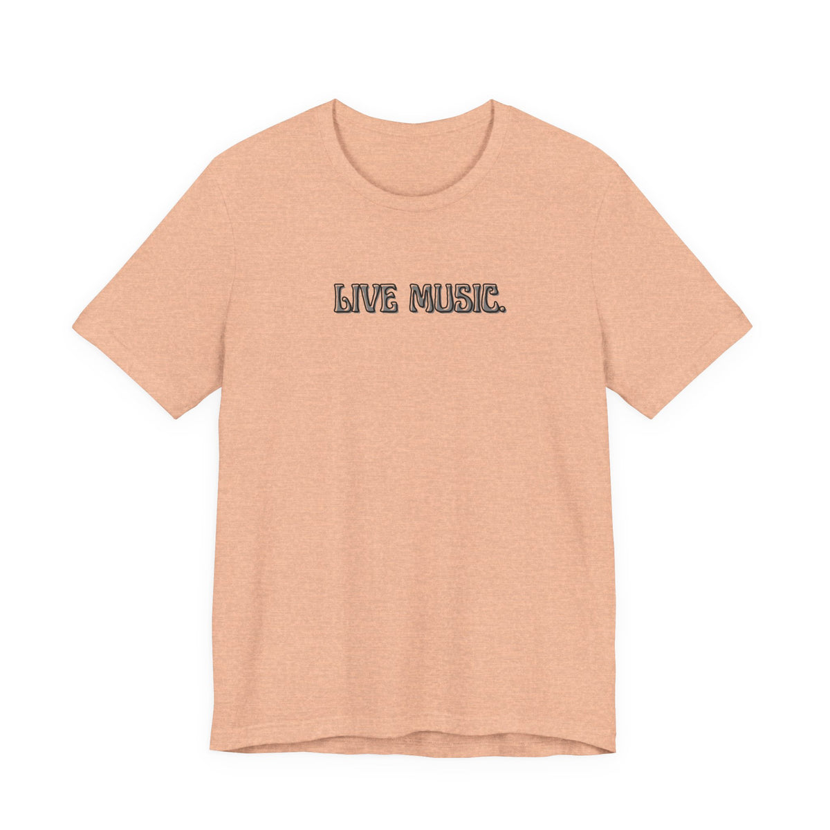 Live Music T-Shirt — Minimalist Concert Tee