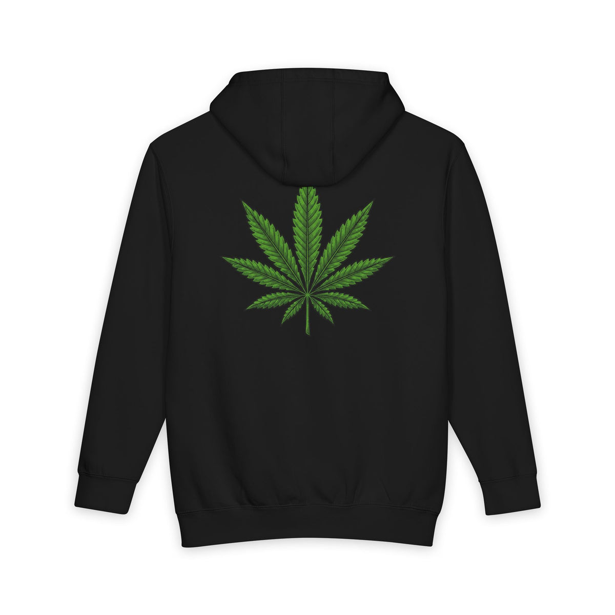 Marijuana Leaf Hoodie - Cannabis Graphic Pullover for Weed Enthusiast's