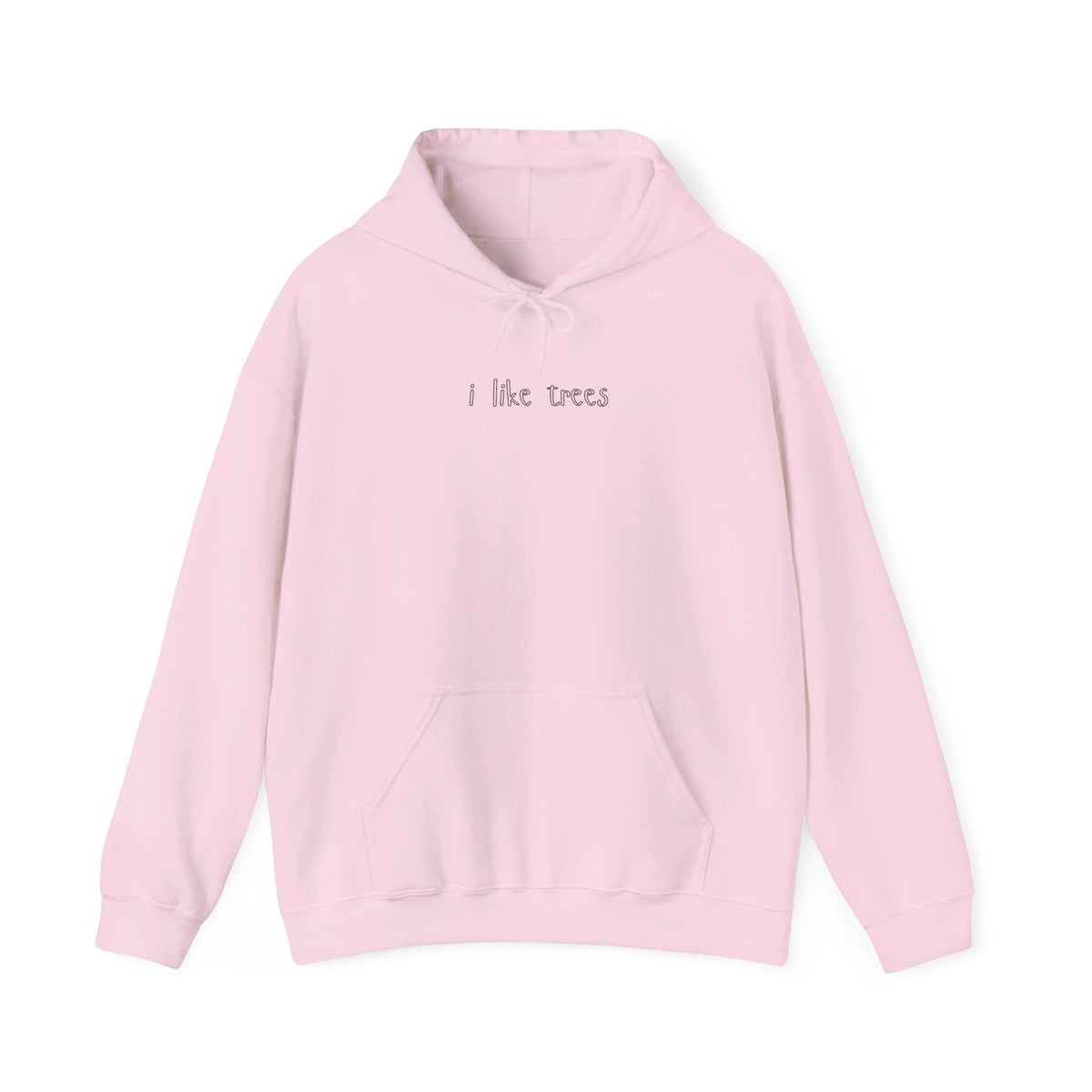 I Like Trees Hoodie – Minimalist Nature Graphic Sweatshirt