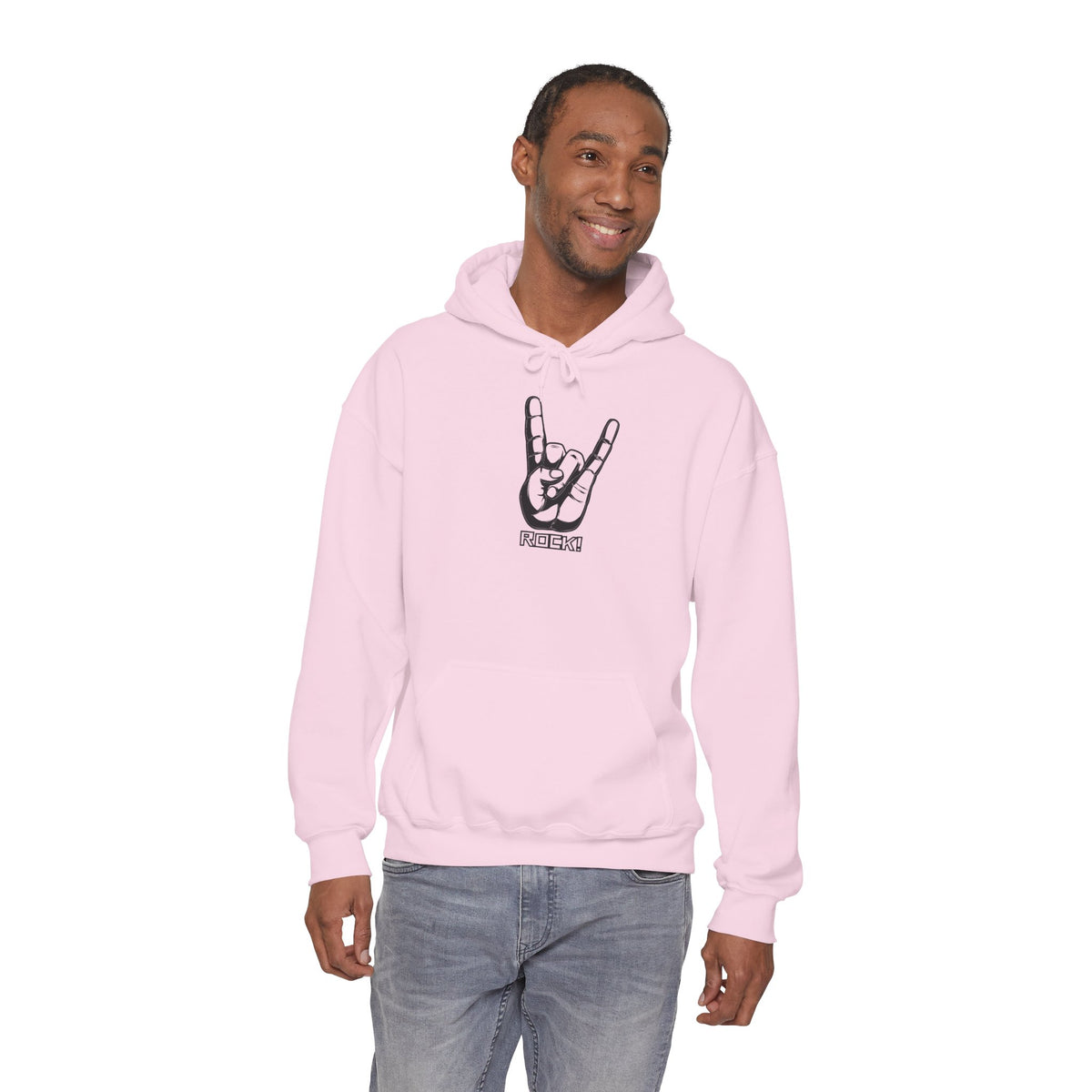 Rock On Hoodie — Cozy Graphic Pullover for Music Lovers