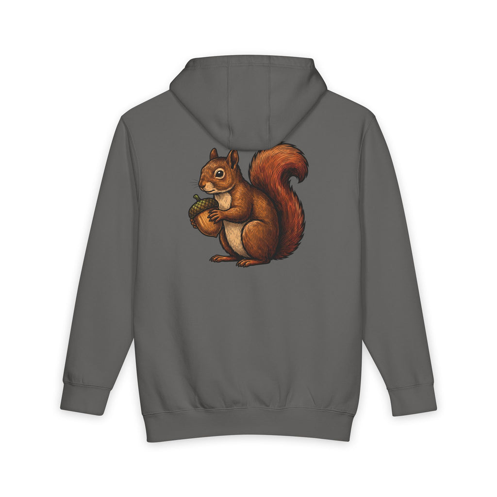 Squirrel Graphic Hoodie – Cute Acorn Forest Crewneck