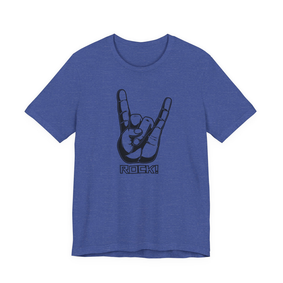 Rock Hand Graphic Tee – "Rock!" Band Concert T-Shirt