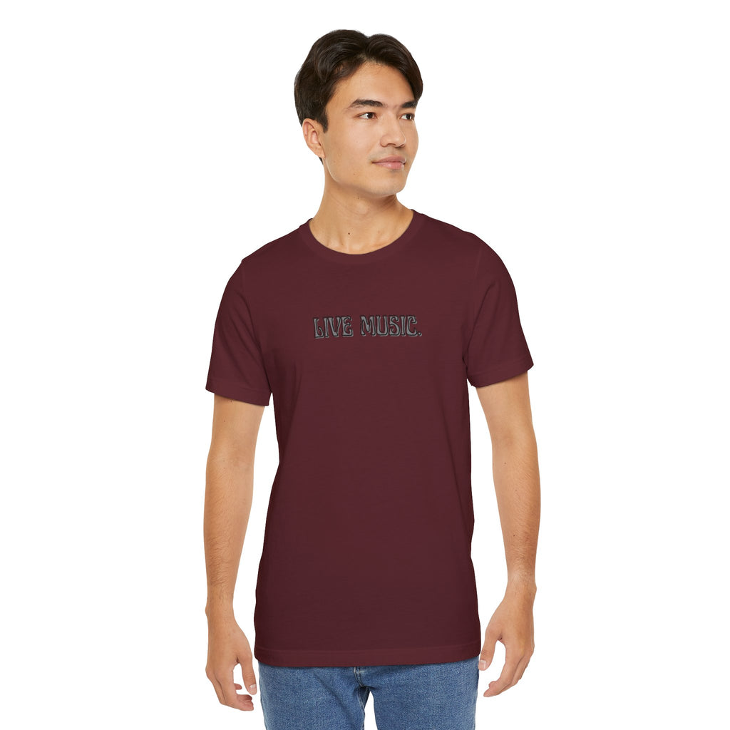 Live Music T-Shirt — Minimalist Concert Tee