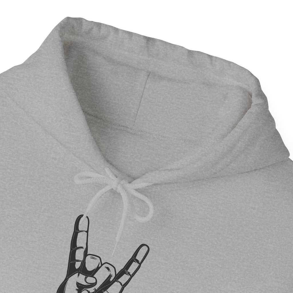 Rock On Hoodie — Cozy Graphic Pullover for Music Lovers