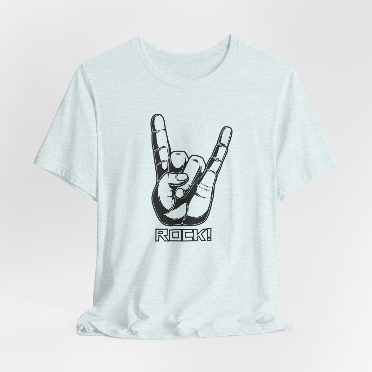 Rock Hand Graphic Tee – "Rock!" Band Concert T-Shirt
