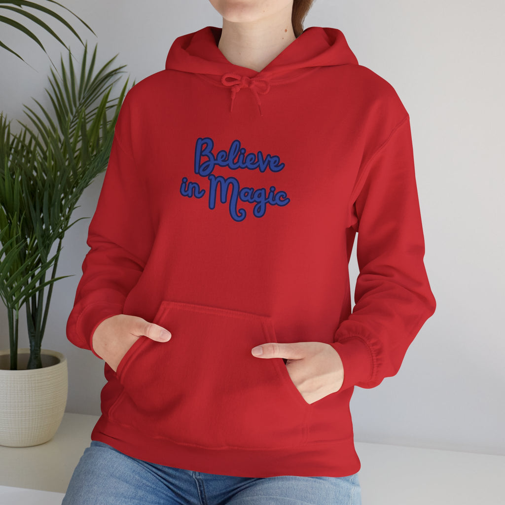 Believe in Magic Hoodie — Handwritten Script Comfort Pullover